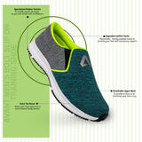 Avant Men's Bolt Slip On Training Shoe - Green/Grey